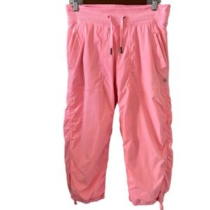 Lululemon Dance Studio Crop/Capri Pants In Pink Size 4